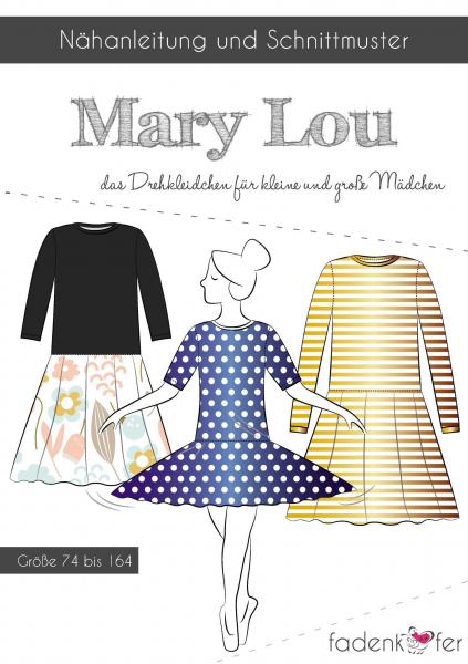 Fadenkäfer Papierschnittmuster Kleid Mary Lou Kinder